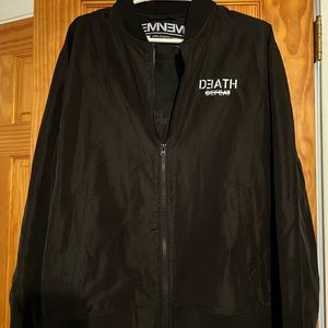 NWOT- Limited edition Eminem Kamikaze Black Bomber Jacket Sz Large Unisex